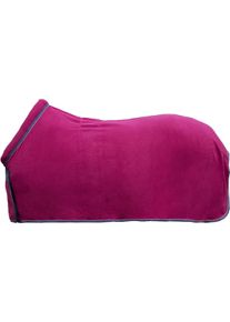 HKM Extra Style Abschwitzdecke, Kragen, bordeaux, 125