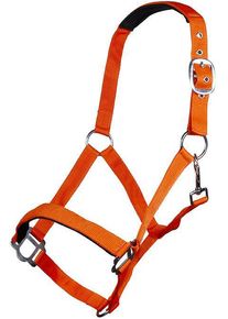 HKM Sydney Style Halfter, weich unterlegt, Neon orange, Kaltblut