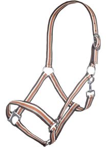 HKM Linz Halfter, schwarz/rost/elfenbein/beige, Warmblut