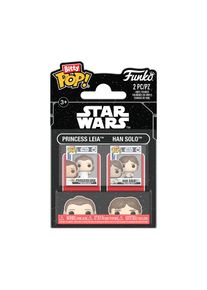 Star Wars - Leia and Han Solo The Empire Strikes Back Funko Bitty Pop 2-Pack Figure Set - Funko