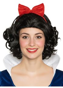 maskworld Snow White Wig with Bow