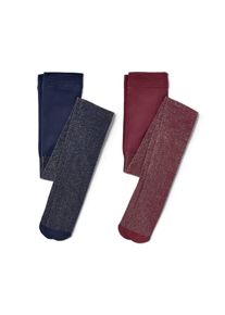 Tchibo - 2 Paar Kleinkinder-Strumpfhosen - M&auml;dchen - Gr. 98/104 - bordeaux