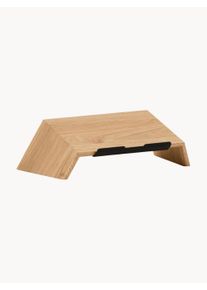 Oakywood Ręcznie wykonany stojak na laptopa z drewna dębowego Stan Brązowy S 50 x W 15 x G 25 cm