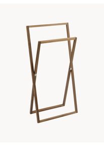 Andrea House Držiak na uterák z akáciového dreva Naja Hnedá Drevo, Masívne drevo Š 45 x V 87 cm