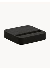 Oakywood Stojak na telefon z drewna dębowego Oakyblocks Czarny S 10 x W 2 cm, G 10 cm
