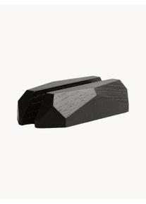 Oakywood Podstawka pod laptopa z drewna dębowego Dock Czarny S 18 x W 4 x G 9 cm