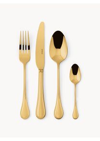 Sambonet Highly Polished Cutlery Set Royal, 6 People, Set of 24 Gold Metal sæt af 24