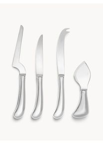 Sambonet Súprava nožov na syr Living, 4 ks Strieborná Nehrdzavejúca oceľ Súprava s rôznymi veľkosťami