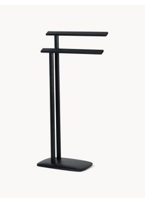 Andrea House Držiak na uteráky Albany Čierna Kov Š 45 x V 83 cm