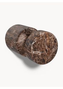 Marmor-vægkrog Disa, sæt af 2 Brun Marmor Ø 4 x H 7 cm | Westwing Collection