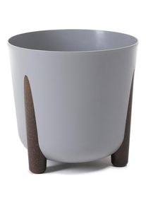 Lamela, Blumentopf, Flowerpot Frida 228-27, plastic, &Oslash; 26 cm, grey