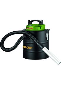 Procraft, Industriestaubsauger, VC1550 Aschesauger 1200 Watt 20 L Fassungsvermögen (Aschesauger)