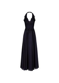 Apart Fashion, Damen, Kleider, Formelle Abendkleider mit tiefem Rückenausschnitt und weit schwingendem Chiffon, Blau, (36)