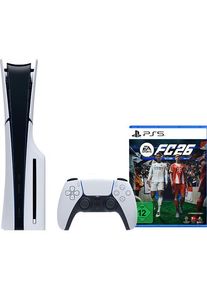 Sony PlayStation 5 Slim Disc Edition 1TB + EA Sports FC 26, Spielkonsole