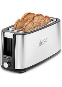 ufesa Duo Plus, Toaster, Silber
