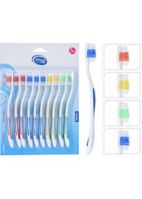 Excellent Dentalcare, Handzahnbürste, Zahnbürsten 10-er Set (10 x)