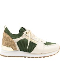 Michael Kors, Damen, Sneakers, Billie Knit Trainer Dames - Amazon Green - Maat 36, Grün, (36)