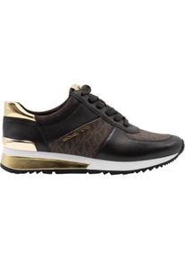 Michael Kors, Damen, Sneakers, Allie Wrap Dames Sneakers - Bruin - Maat 37 (43R6ALFP2B200-18K-BROWN-37), Braun, (37)