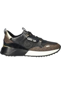 Michael Kors, Damen, Sneakers, Theo Trainer Dames Sneakers - Zwart - Maat 36, Schwarz, (36)