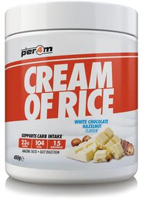Per4m Cream of Rice, 450 g Dose, White Chocolate Hazelnut
