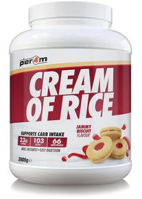 Per4m Cream of Rice, 2000 g Dose, Jammy Biscuit