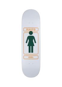 Girl Malto 93 Til Khaki To Shacky OG Twin Tip 8.5" Planche de skateboard white
