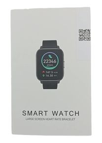 GLORYFIT Smartwatch Fitness Tracker Herzfrequenz Schrittzähler Schwarz