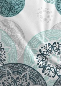 bonprix &Aacute;gyneműhuzat d&iacute;sz&iacute;t&eacute;ssel, k&eacute;k, 2x 80/80 cm, 2x 135/200 cm