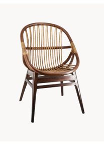 Moycor Ratanové kreslo Scott Hnedá Š 60 x V 95 cm