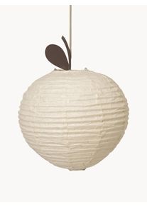 Ferm Living Kids Ręcznie wykonany klosz z papieru washi Apple Biały &Oslash; 41 x W 48 cm