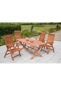 Merxx Gardenson Gartenklapptisch , Naturfarben , Holz , Eukalyptusholz , massiv , rechteckig , eckig, X-Form , 160x73x90 cm , FSC Mix , klappbar, platzsparend , Holzmöbel, Holztische, Klapptische Holz