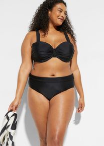 Balconettebikini med vadderade axelband (2 delar) - svart - storlek 50D (100) - bonprix