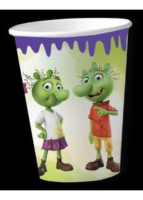 8 gobelets en carton de fête les Olchis 200 ml