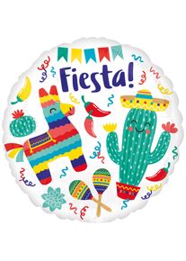 Amscan Palloncino foil Hot Fiesta 43cm (10er Multipack)