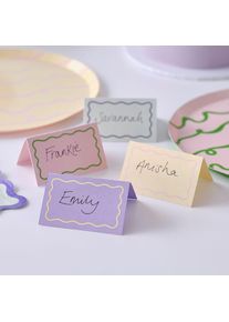 Ginger Ray 10 marque-places Bella Pastel 8cm