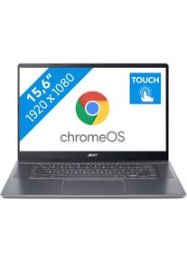 Acer Chromebook Plus 515 CB515-2HT-5789 - 15.6 inch - Touchscreen (15.60", 256 GB, 8 GB, Eng. Int., Intel Core i5-1335U), Notebook, Grau