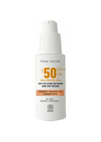 Alma Secret, Sonnencreme, HOCHSCHUTZ-Gesichtscreme SPF50 #gold 50 ml (Sonnencreme Gesicht, SPF 50, 50 ml)