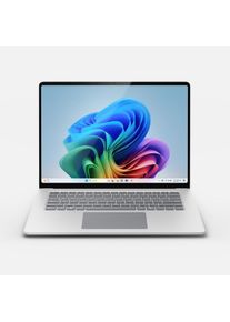 Microsoft Surface Laptop – Copilot+ PC – 7. Edition (15", 256 GB, 16 GB, DE, Snapdragon X Elite X1E-80-100), Notebook, Silber