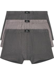Strakke boxershorts met katoen (set van 3) - grijs - maat 4 (S) - met katoen - bonprix