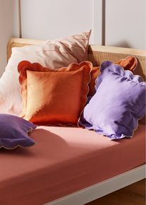 Jersey hoeslaken in lentekleuren - roze - maat 100x200 cm - 100% katoen - bonprix