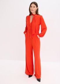 Jersey jumpsuit van soepele viscose - rood - maat 40/42 (M) - bonprix