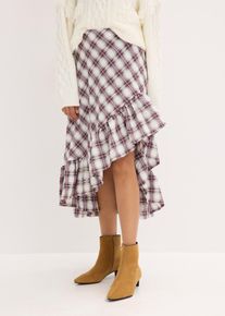High-low rok - wit - maat 36 - met katoen - bonprix