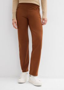 Thermo legging met ritszakken - bruin - maat 56/58 (3XL) - bonprix