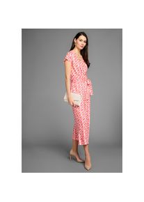 HECHTER PARIS , Culotte-Overall mit Wickelteil , rosa-orange-gemustert , 40 , 40 , Sommerlicher Overall von HECHTER PARIS