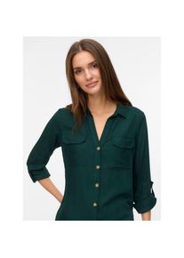 Véro Moda Vero Moda , Hemdbluse »VMBUMPY L/S SHIRT NEW WVN GA NOOS« , Pine Grove , S , S , Bluse von Vero Moda