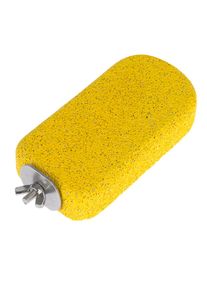 Large perchoir en pierre ponce 13,5 x 7 x 2,8 cm TIAKI, pour oiseaux et petits animaux