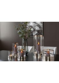 Fink Windlicht »EMPIRE in silberfarben, Größe B/H/T: 28 cm