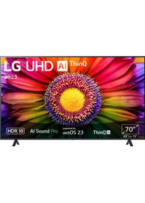 LG LCD-LED Fernseher »70UR80006LJ« 177 cm/70 Smart-TV UHD in schwarz, Größe 70