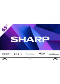 Sharp LED-Fernseher »4T-C65FNx« 164 cm/65 Android TV Smart-TV in schwarz, Größe 65