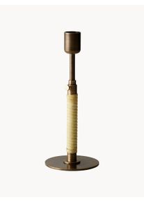 Audo Copenhagen Height-adjustable Candle Holder Duca Brown Metal Ø 8 x H 17 cm